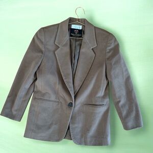 Kimbolton Italy Wool/Cash Blazer Brown | 21” P2P M/L | MSRP $350